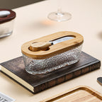 Wells Glass Butter Dish