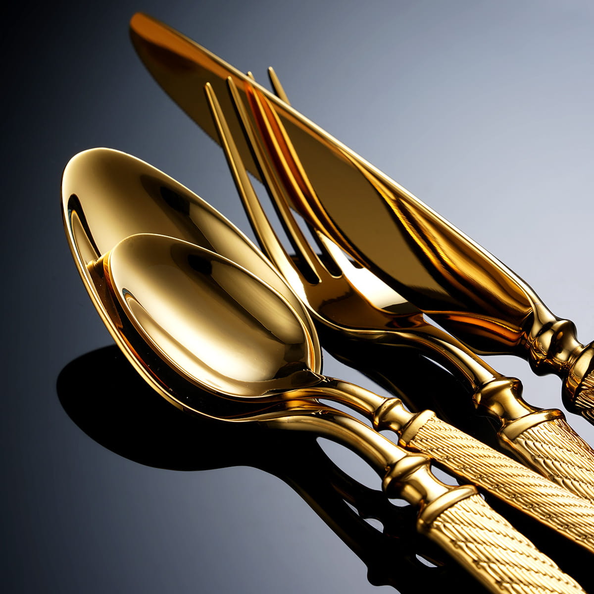 Realm Gold Luxury Stainless Steel Cutlery Set