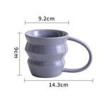 Wave Art Ceramic Cup