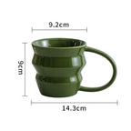 Wave Art Ceramic Cup