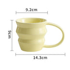 Wave Art Ceramic Cup
