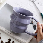 Wave Art Ceramic Cup
