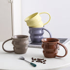 Wave Art Ceramic Cup