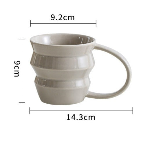 Wave Art Ceramic Cup