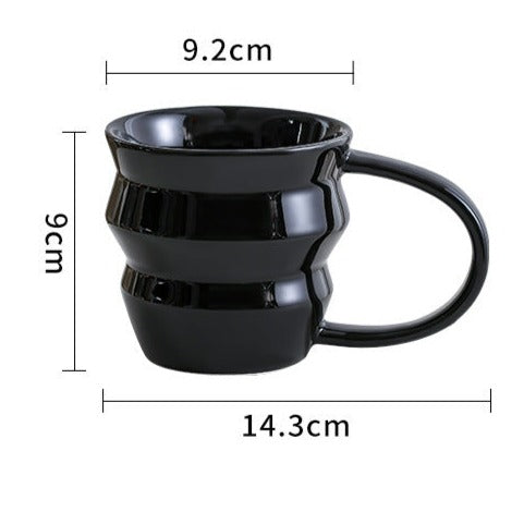 Wave Art Ceramic Cup