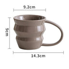 Wave Art Ceramic Cup