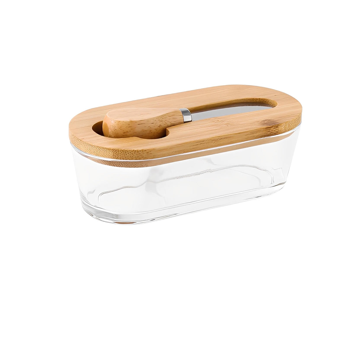 Wells Glass Butter Dish