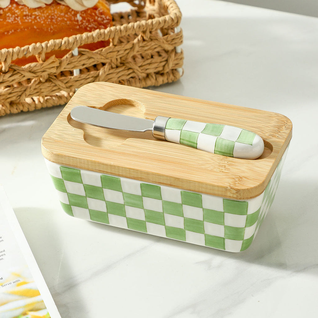 Porto Ceramic Butter Dish