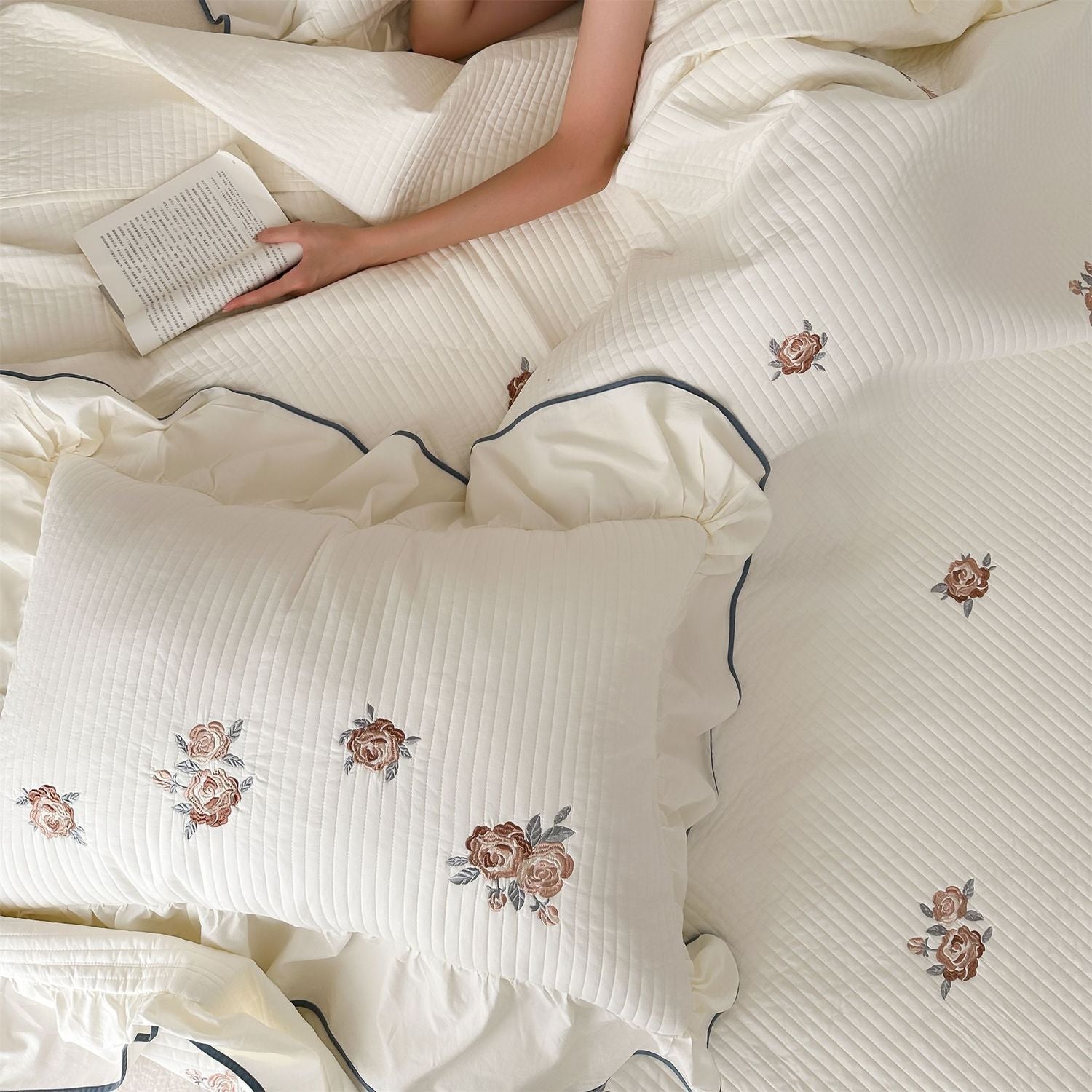 Mini Rose Texture Bedding Set