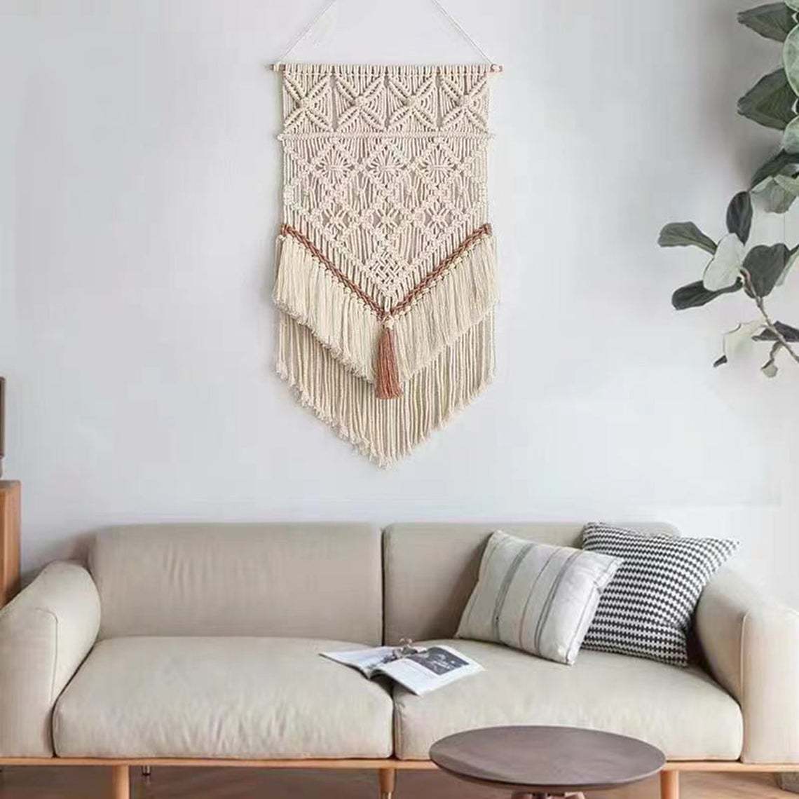 Geometric Macrame Wall Decor