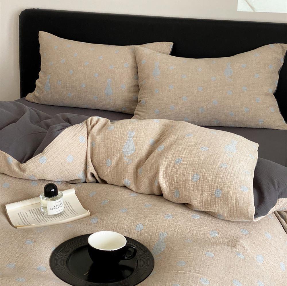 Vintage Cat Bedding Set