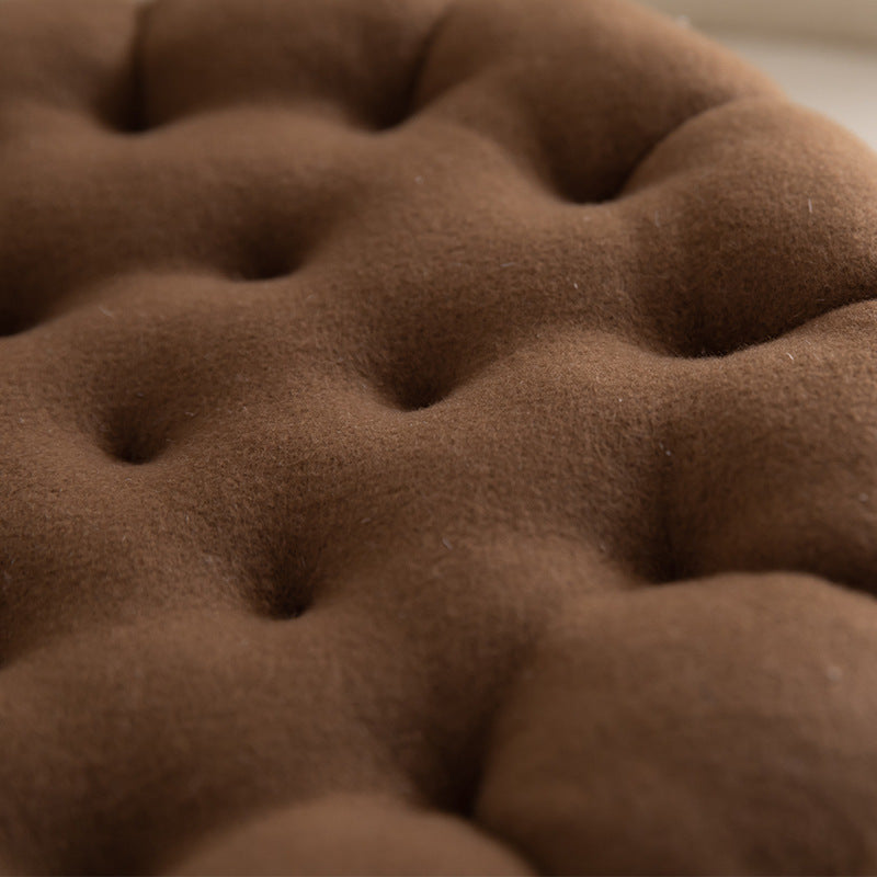 Biscuit Cream Plush Cushion