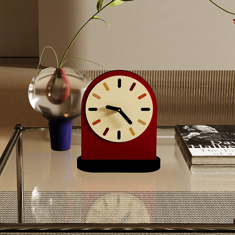 Ruby Red Desk Clock - FINAL SALE