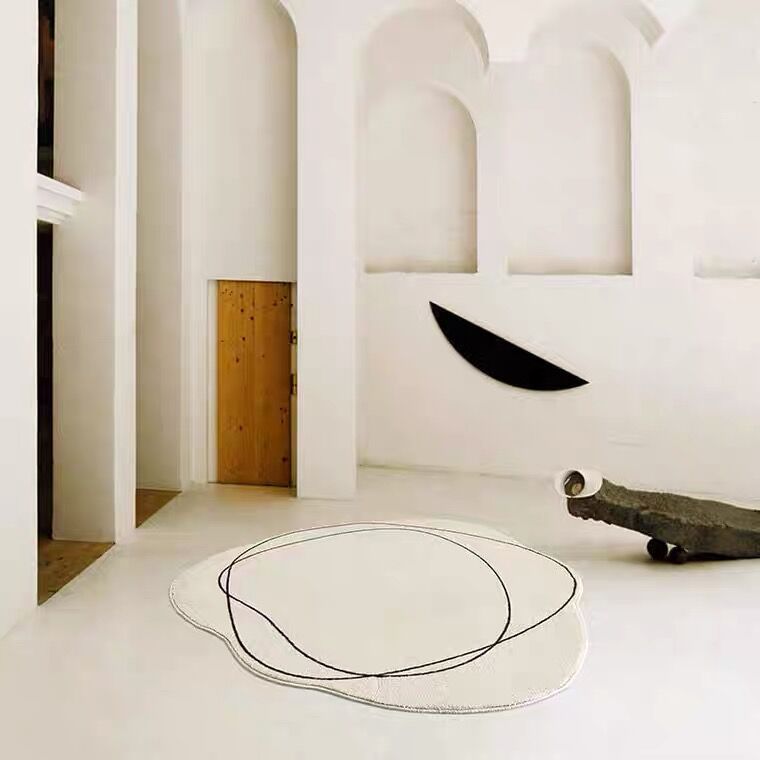 Circular Abstract Rug - FINAL SALE