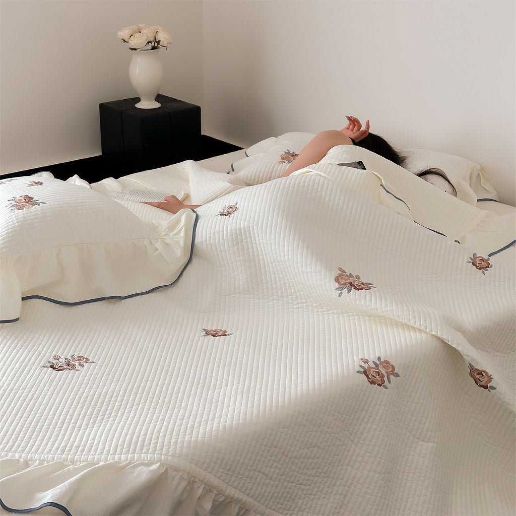 Mini Rose Texture Bedding Set