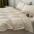 Waffle Checker Bedding Set  - FINAL SALE