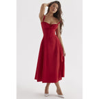 👗High-end fashion slip dress