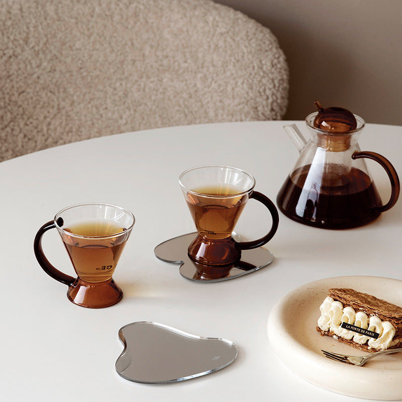 Polygonal Mirror Acrylic Coaster