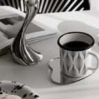 Polygonal Mirror Acrylic Coaster