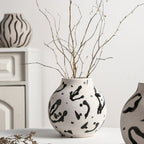 Charming Wildlife Ceramic Vase