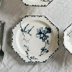 Floral Bird Print Plate