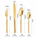 Realm Gold Luxury Stainless Steel Cutlery Set