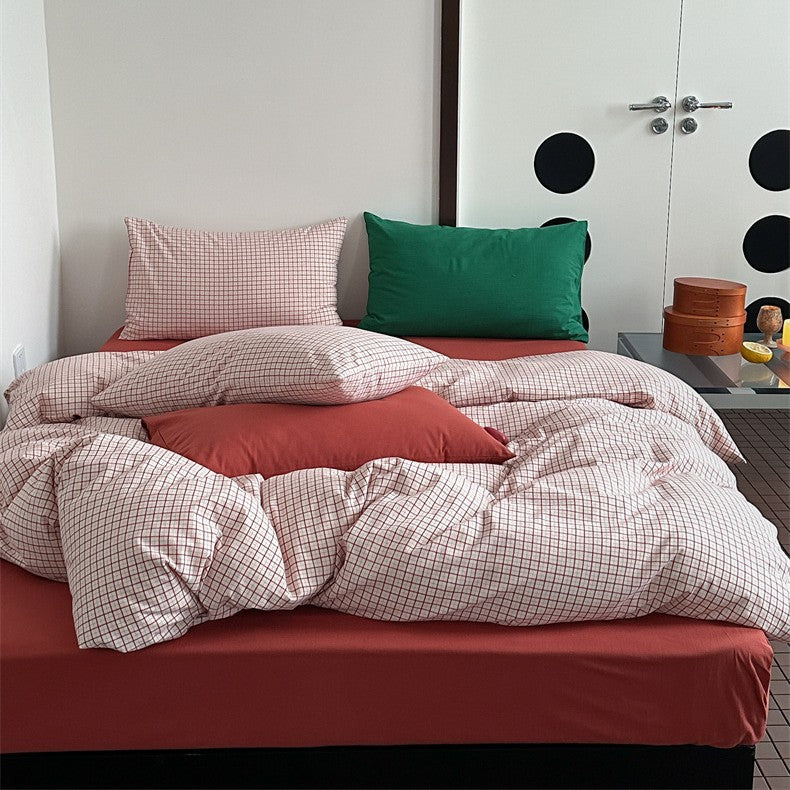 Classic Checkered  Bedding Set