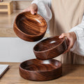 Tondo Walnut Bowl