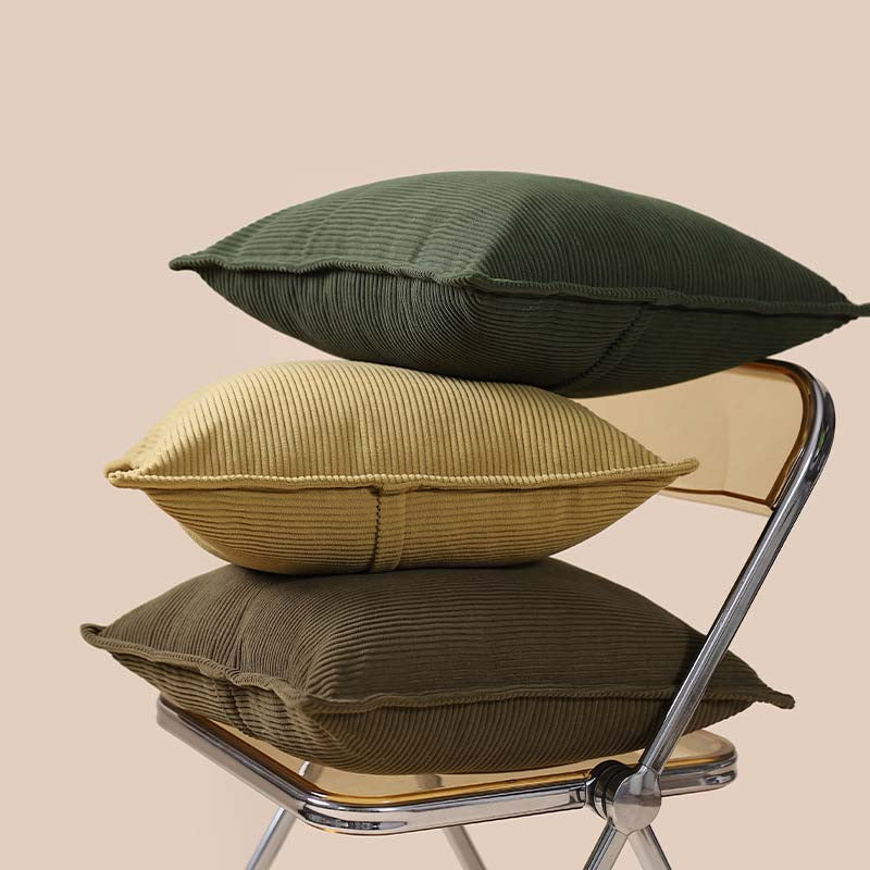Muave Corduroy Throw Pillow