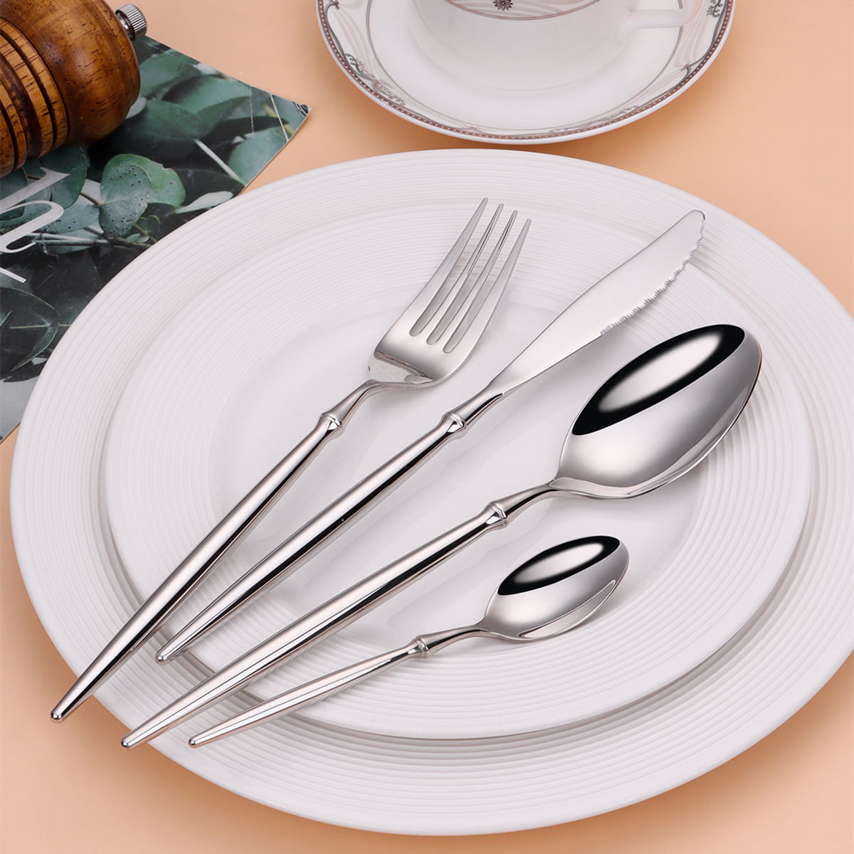 Sara Silver Luxury Stainless Steel Cutlery Set