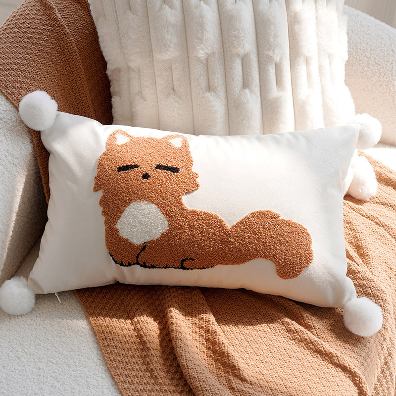 Furry Fantastic Fox Cushion