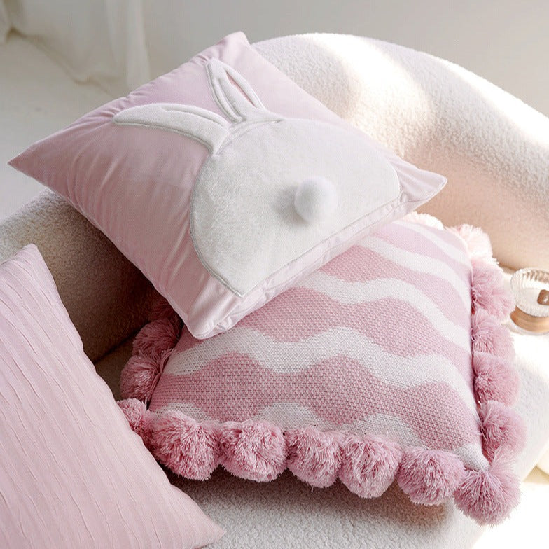 Hoppy Bunny Cushion