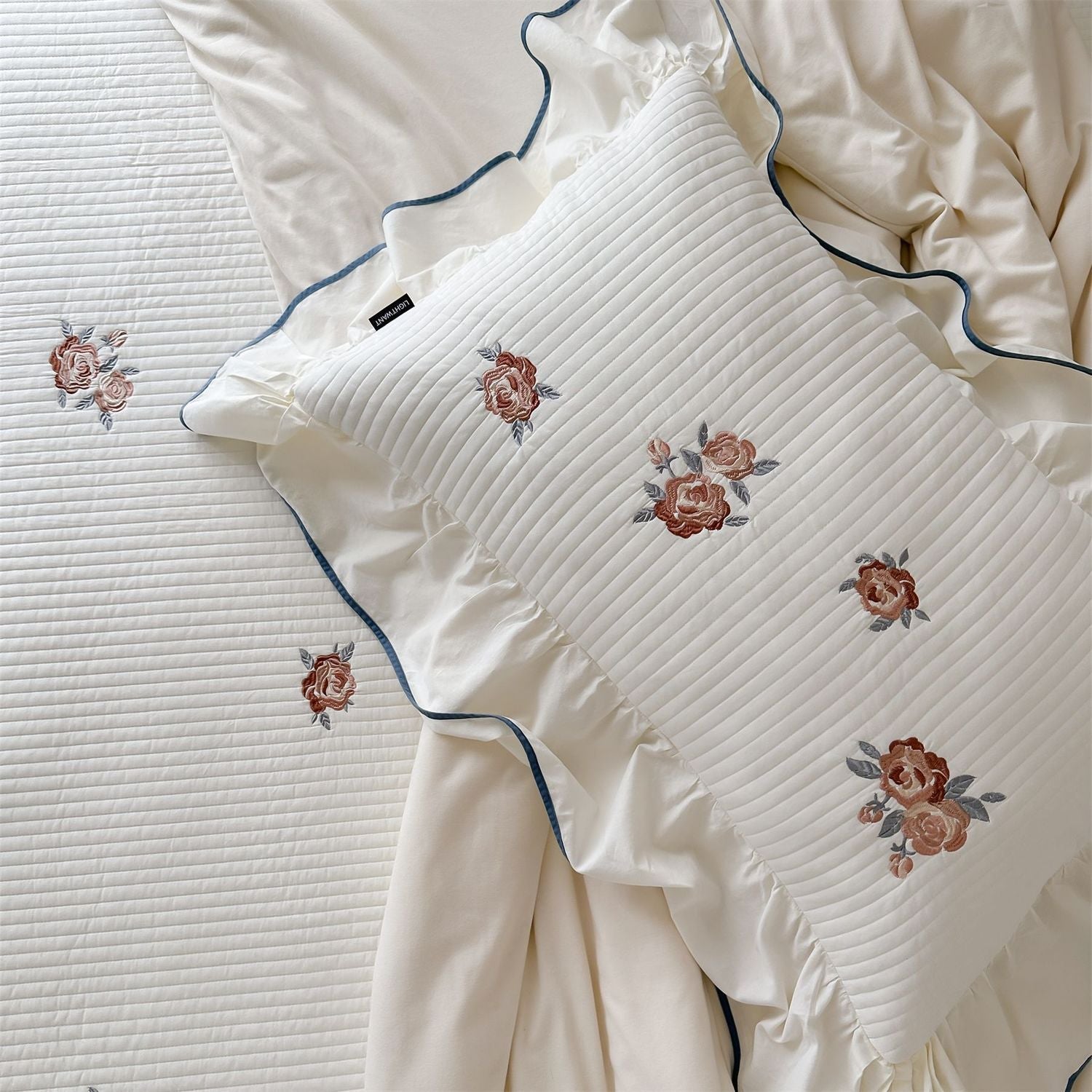 Mini Rose Texture Bedding Set