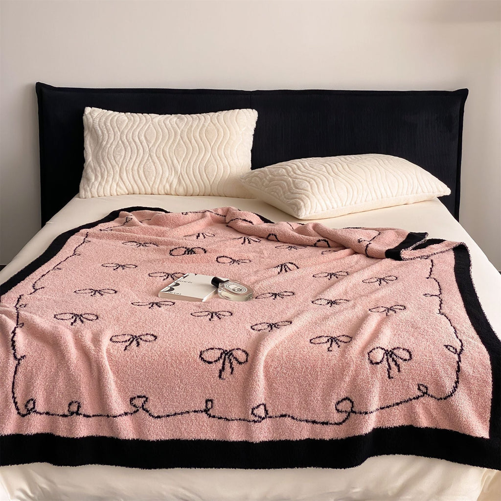 Hot Pink Ties Blanket
