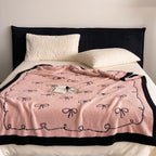 Hot Pink Ties Blanket