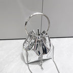 Oura Metallic Bucket Bag