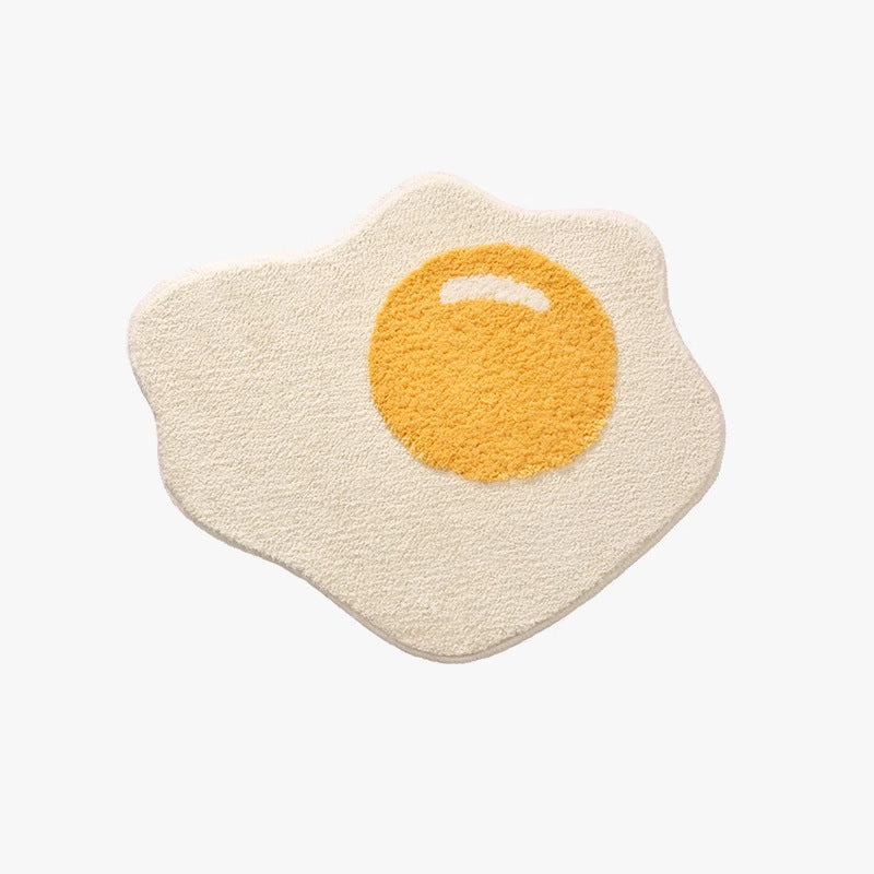 Fried Egg Rug
