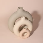 Opulent Interlocking Rings Vase