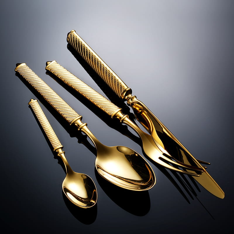 Realm Gold Luxury Stainless Steel Cutlery Set