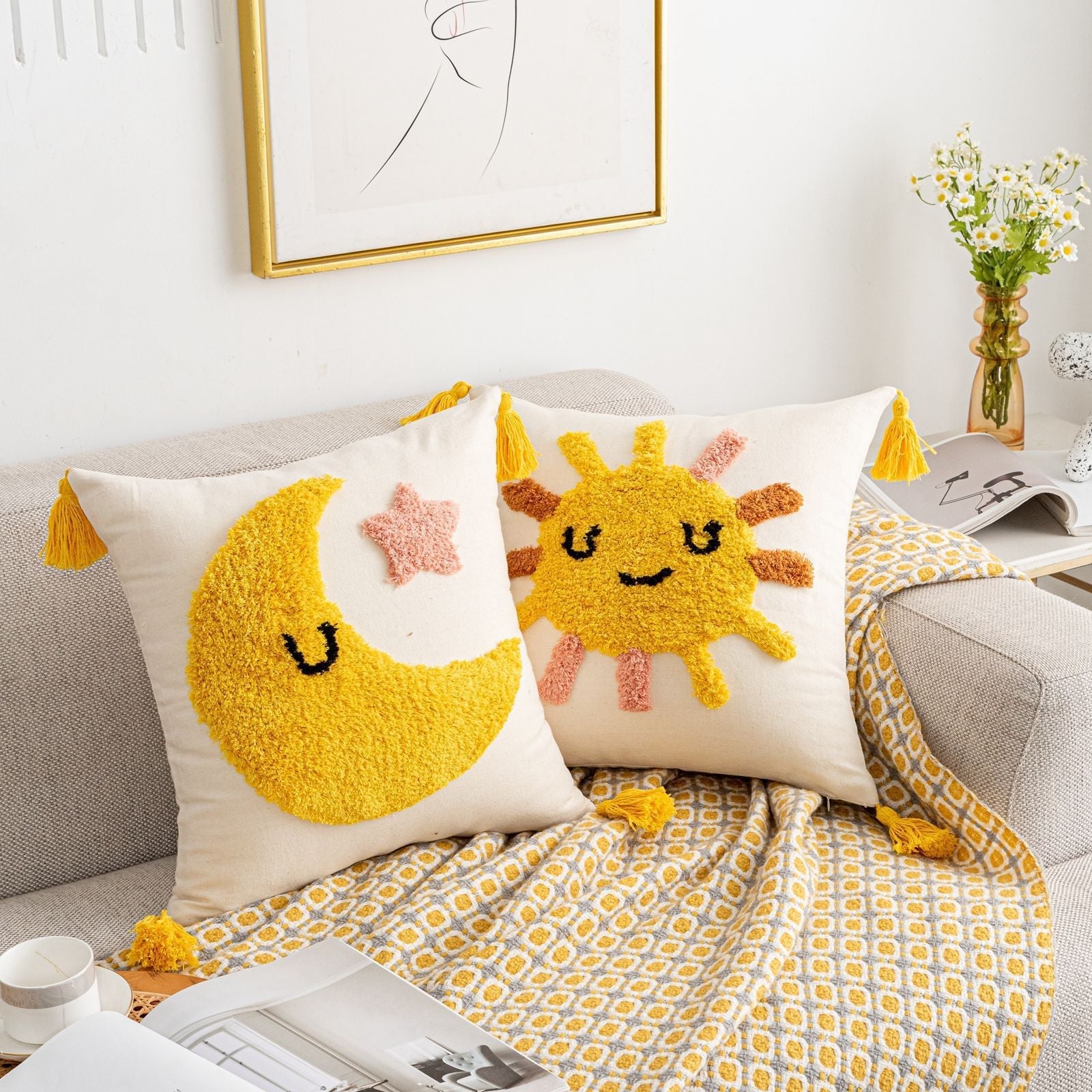Liora Joy Tufted Pillow Cover