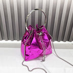 Oura Metallic Bucket Bag