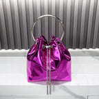Oura Metallic Bucket Bag