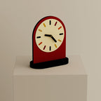 Ruby Red Desk Clock
