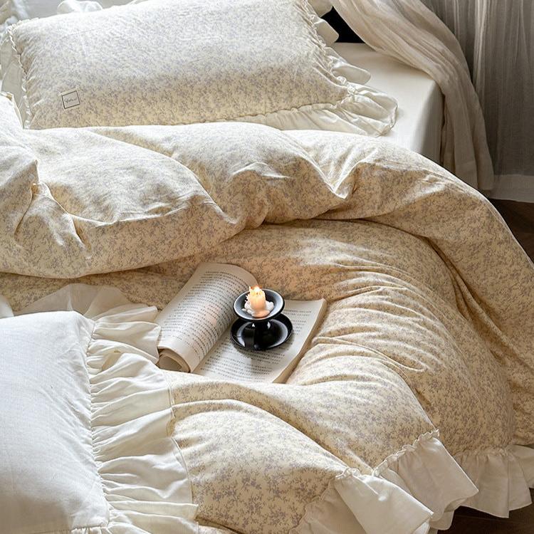Vintage Ruffled Bedding Set - FINAL SALE