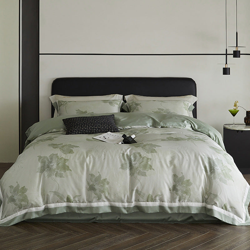 Refined Floral Bedding Set