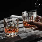 Vera Swirl Whiskey Glass