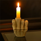 Skeleton Noir Candle Stand