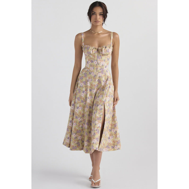 👗High-end fashion slip dress