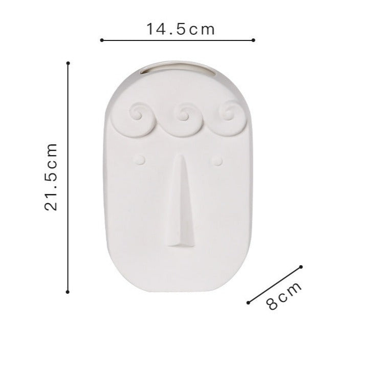 Poker Face Vase