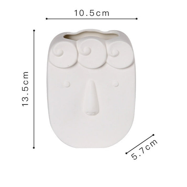 Poker Face Vase